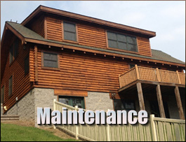  Mount Hope, Alabama Log Home Maintenance